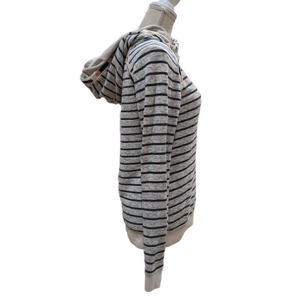 Maison Scotch Jolie Vagabonde La Femme Selon Marie Striped Hooded Sweater Size 2 - Picture 3 of 10